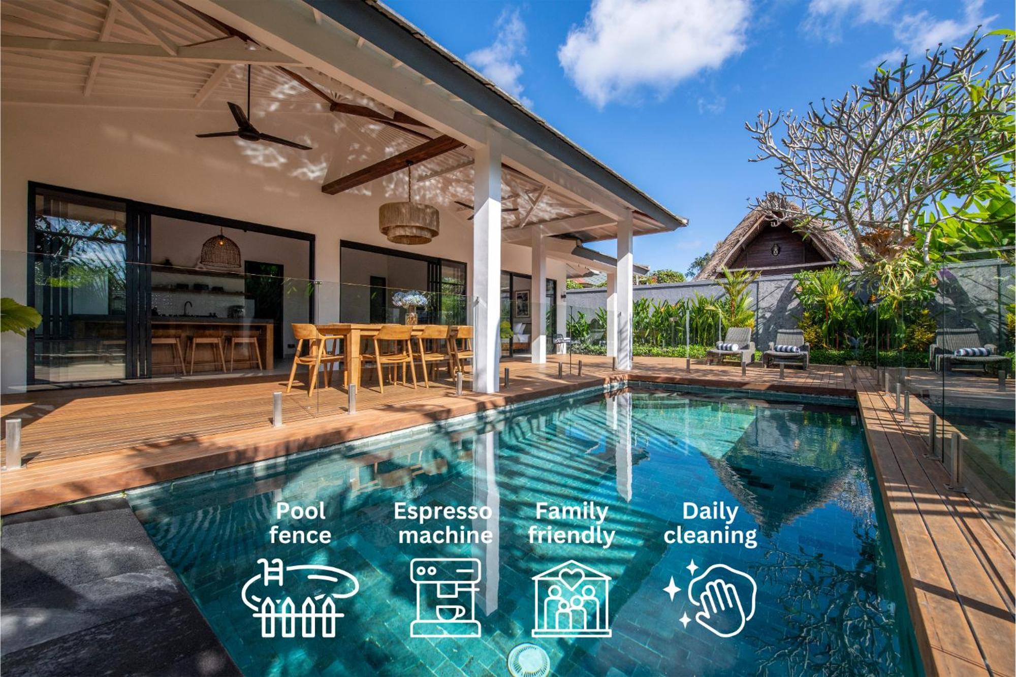 Elegant Living, Secure Swimming! 4br Modern विला *